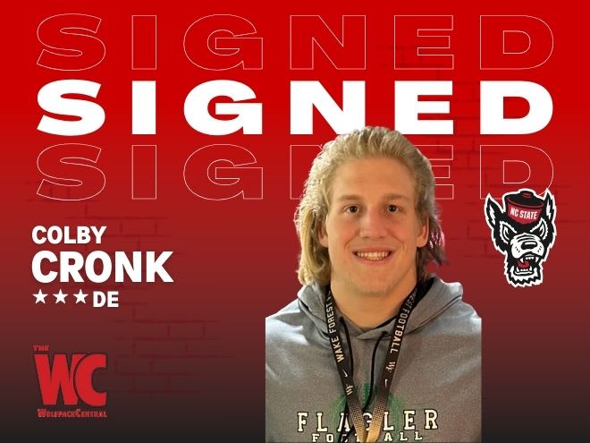 Letter of intent No. 5: Defensive end Colby Cronk