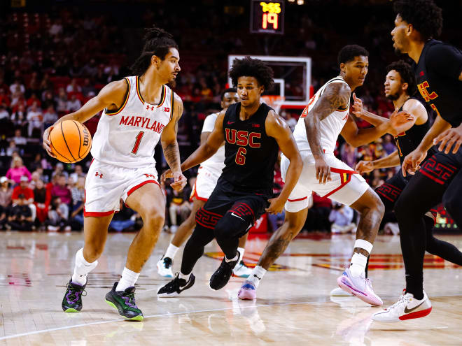 No. 20 Maryland leads wire-to-wire in 88-71 home win over USC