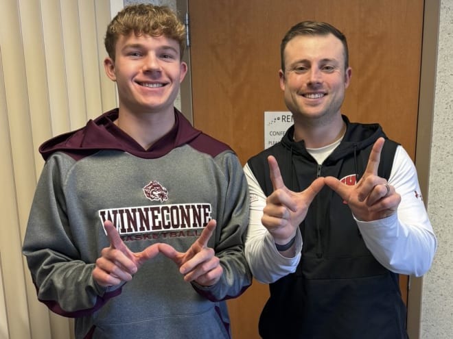 Safeties coach Jack Cooper checks in on in-state ATH Brody Schaffer