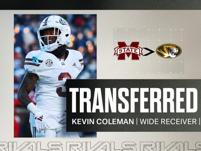 Mississippi State transfer WR Kevin Coleman Jr. commits to Mizzou