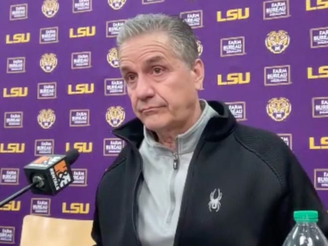 VIDEO: John Calipari postgame - LSU 78, Arkansas 74