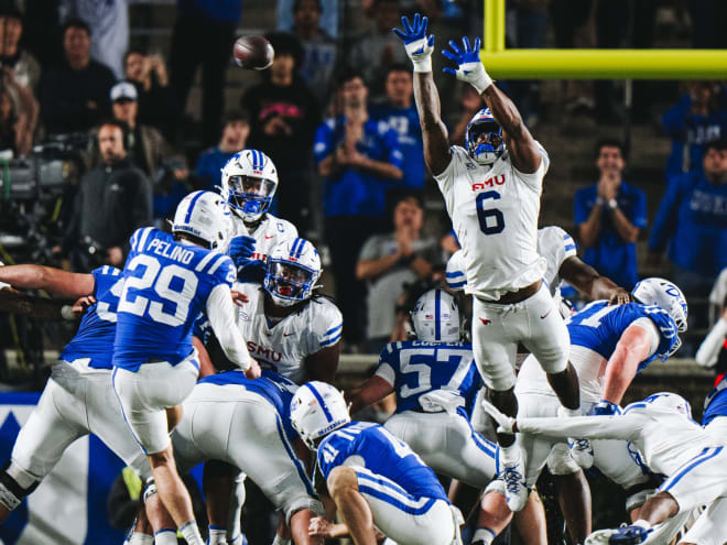 SMU Wins On the Road in OT at Duke 28-27