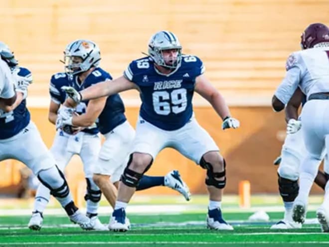 Rice OL Chad Lindberg Transferring to UNC