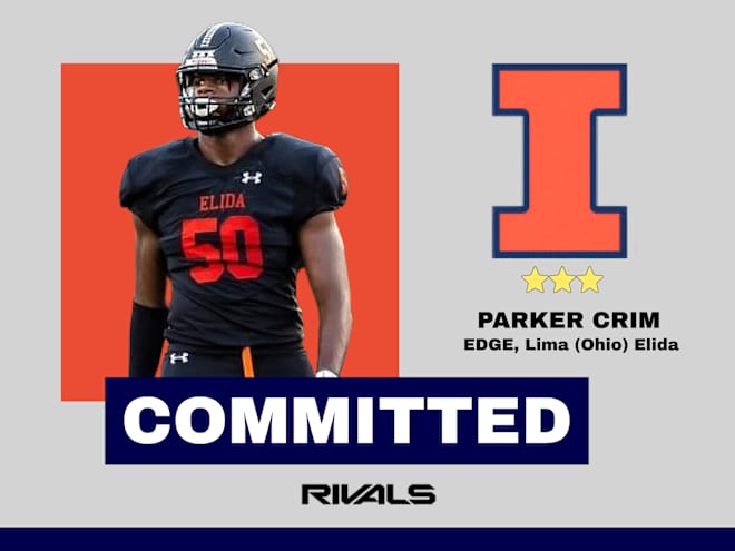 Commit:  Three-star edge rusher Parker Crim picks Illinois
