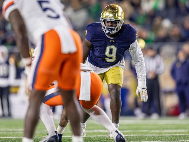 Snap Counts: Here's who played for Notre Dame football against Virginia