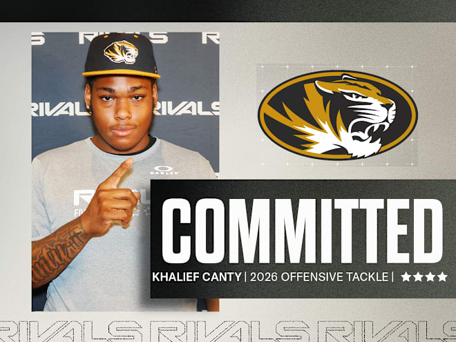 2026 Rivals250 IOL Khalief Canty Jr. commits to Mizzou at Rivals Five-Star