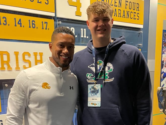 Notre Dame knocks junior day visit out the park with 2025 OT Owen Strebig