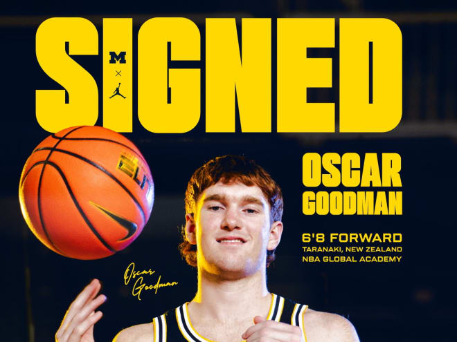 Michigan announces signing of international prospect Oscar Goodman