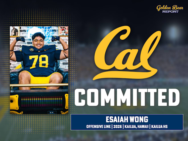 Cal dips back into Hawaii pipeline with commitment from 2026 OL Esaiah Wong