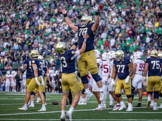 Did lightning strike after all in Notre Dame's delayed rout of Stanford?