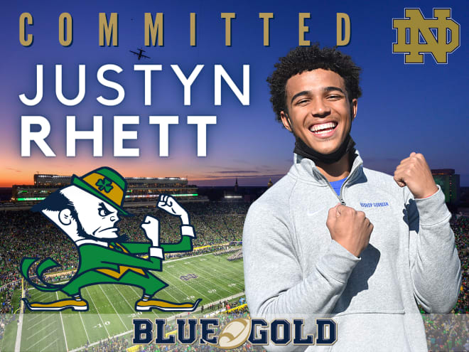 Elite 2023 CB Justyn Rhett commits to Notre Dame football