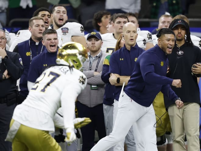 WATCH: Notre Dame's comments after beating Georgia