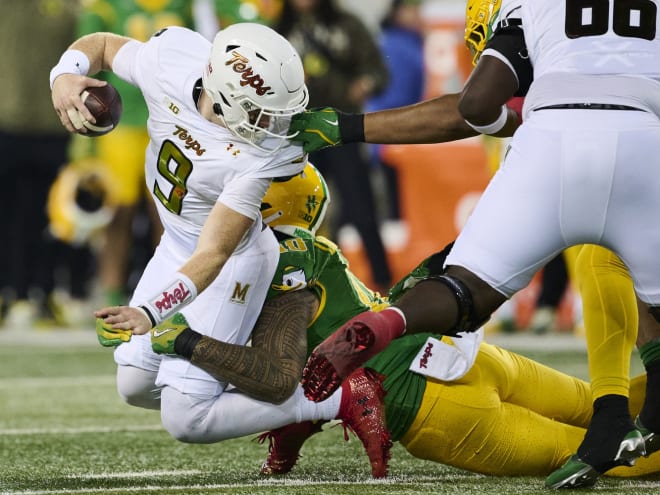 Maryland football falls to No. 1 Oregon in Eugene 39-18