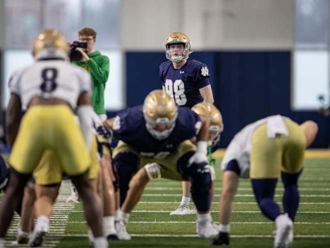 Practice observations following Notre Dame's Saturday CFP prep for Georgia