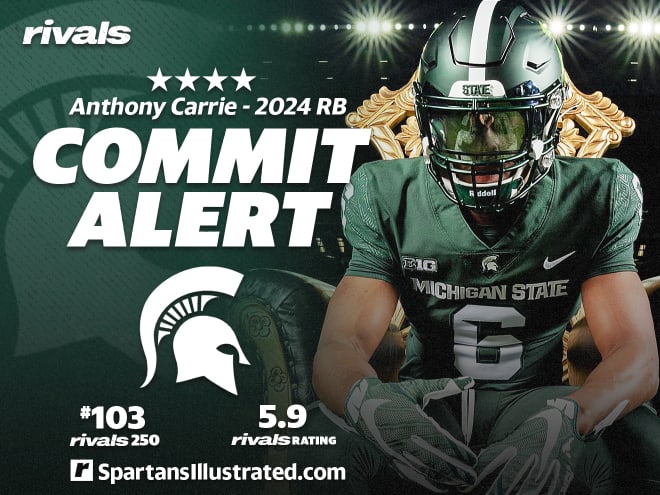 Top 10 RB Anthony Carrie commits to Mel Tucker, Michigan State