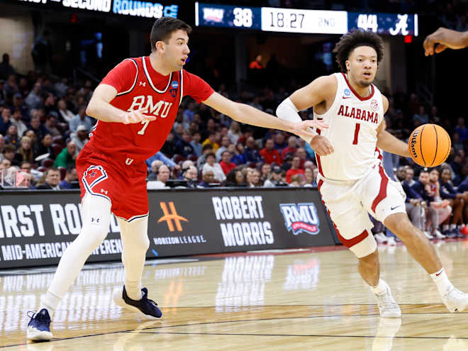 Alabama outlasts Robert Morris in first round of NCAA Tournament