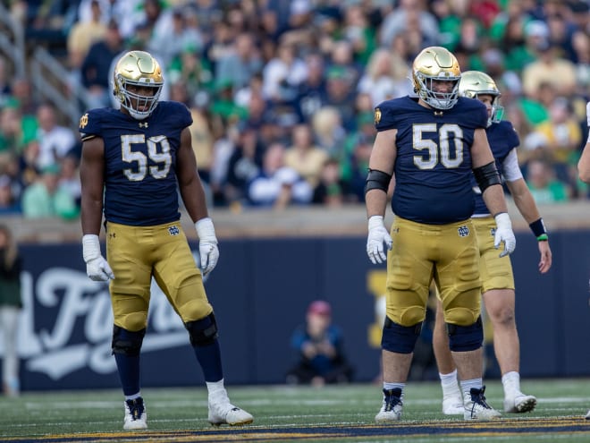 Notre Dame O-line transcends to become a Joe Moore Award semifinalist