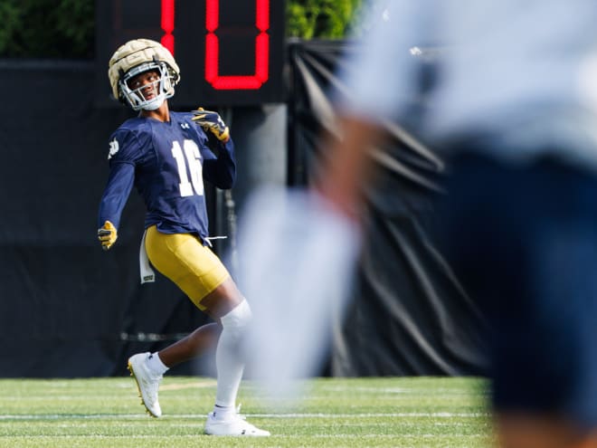 Notebook: Tae Johnson is the latest Notre Dame freshman poised to rise