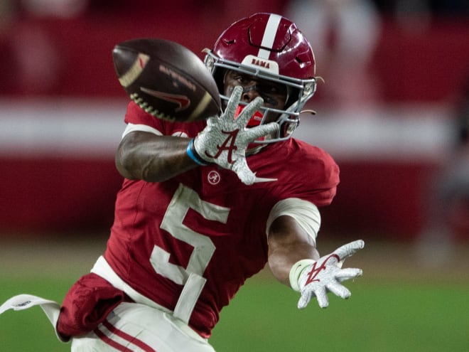 Starting WR Germie Bernard set to return to Alabama for his final season