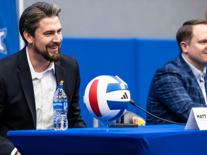 KU volleyball coach Matt Ulmer introduced at press conference