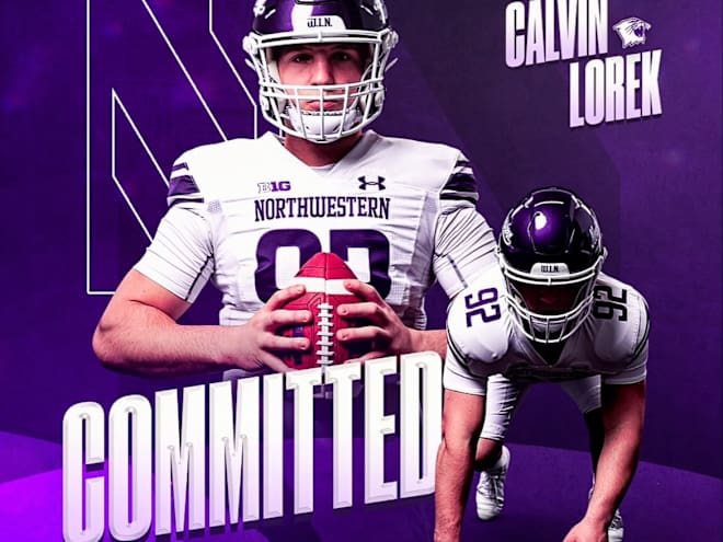 DL Calvin Lorek knew that NU was the place for him during official visit