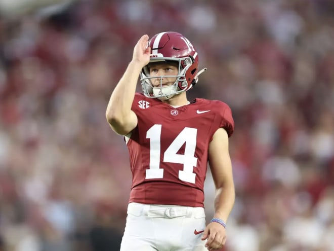 Kalen DeBoer says kicker Graham Nicholson has found his rhythm at Alabama