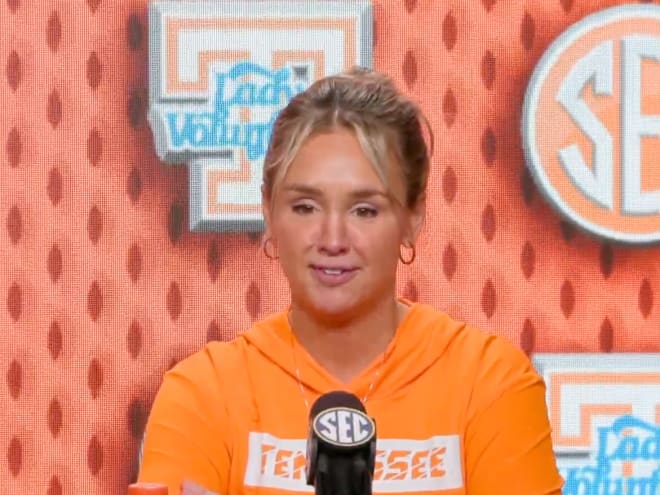 WATCH: Lady Vols coach Kim Caldwell reacts to SEC Tournament win over TAMU