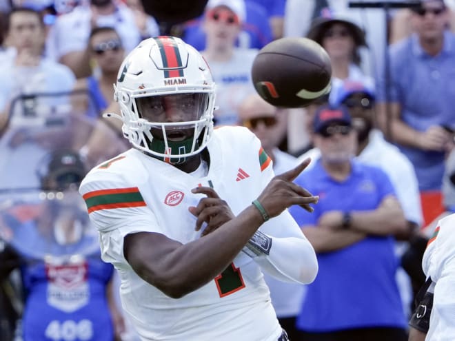 New AP Poll: Miami moves up, ranked 12th in the country