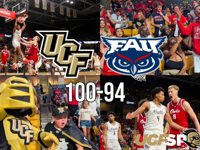 Sights & Sounds from UCF's 100-94 win vs. FAU