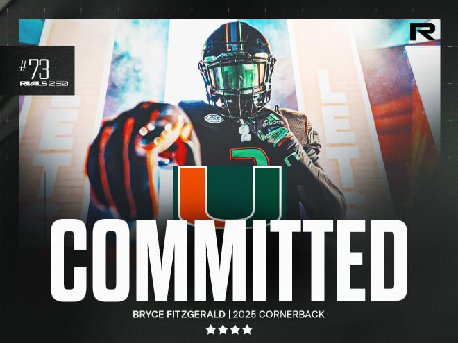 Miami wins out for top 100 DB recruit Bryce Fitzgerald
