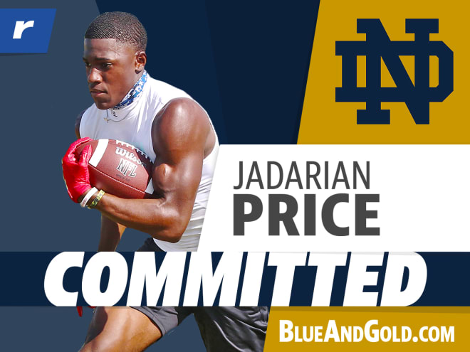 Rivals250 RB Jadarian Price Commits To Notre Dame