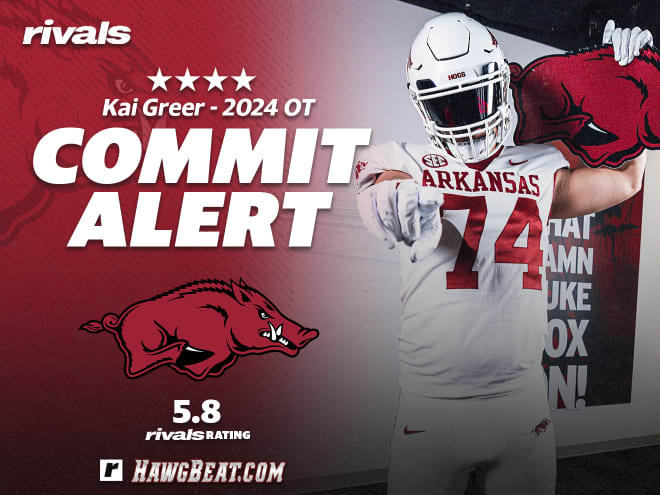 Four-star OL Kai Greer flips from Stanford to Arkansas