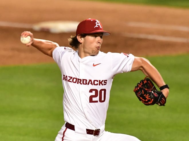 Arkansas starting rotation set for Washington State series