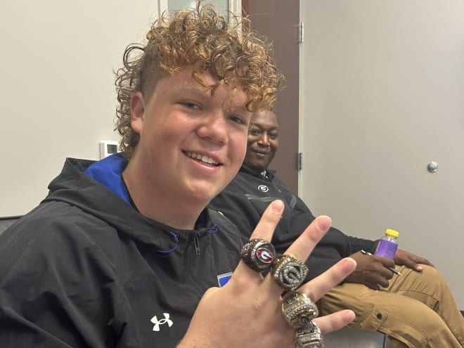 First visit to Athens impresses Rivals250 O-lineman Breck Kolojay