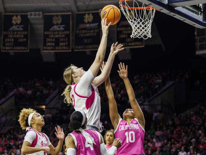 No. 3 Notre Dame WBB flexes depth in dominating fashion in romp over Cal