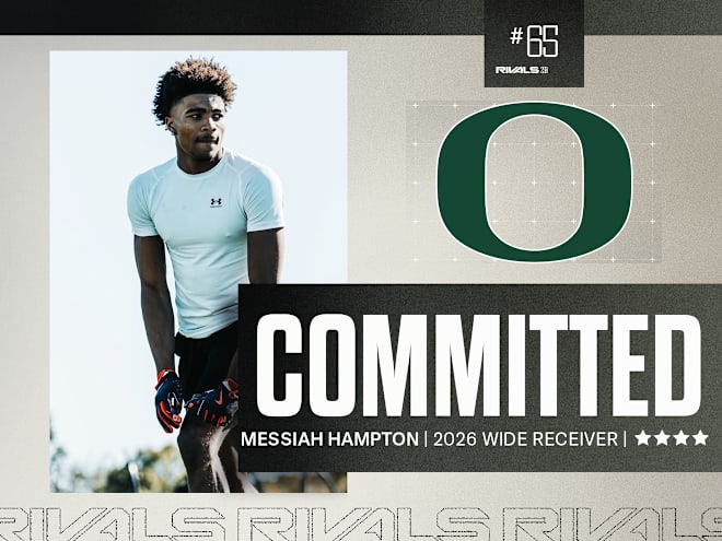 Oregon secures commitment from 2026 New York four-star WR Messiah Hampton