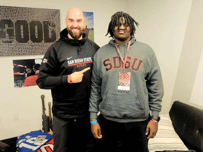 Relationships was the key in Malik White's commitment to San Diego State