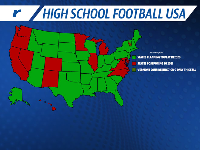 Approaches to high school football vary by state Approaches to high school football vary by state