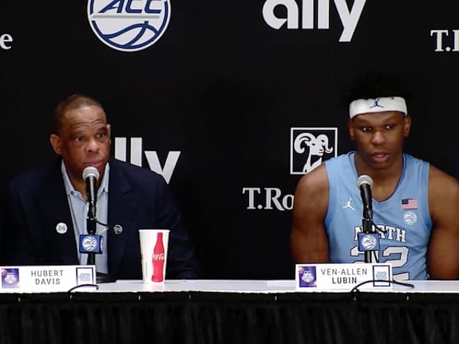 Hubert Davis & Ven-Allen Lubin Post-Wake Forest Press Conference