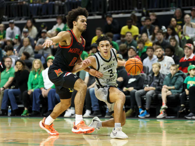 Strong second half propels Oregon to 83-79 win over Maryland