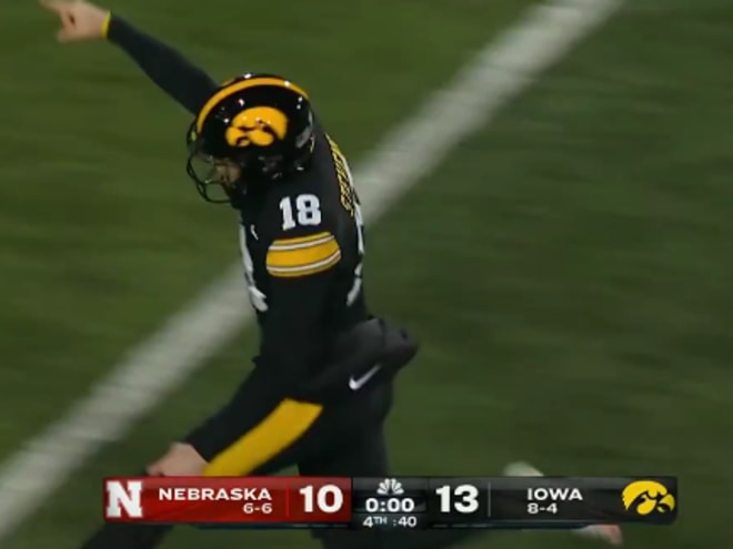 WATCH: Drew Stevens Helps Iowa Walk Off Nebraska Again