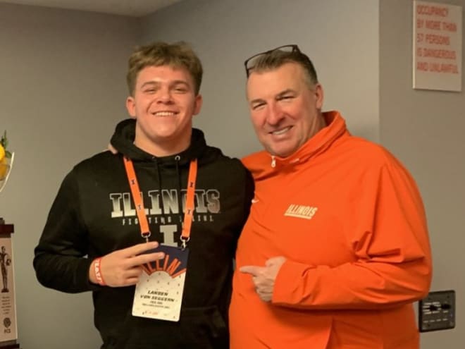 Film Room:  Illinois OL commit Landen Von Seggern