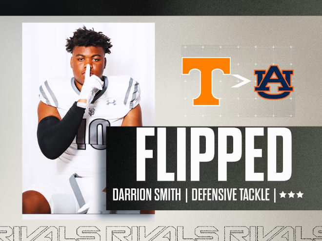 Tennessee football loses 3-star DL commit Darrion Smith to Auburn