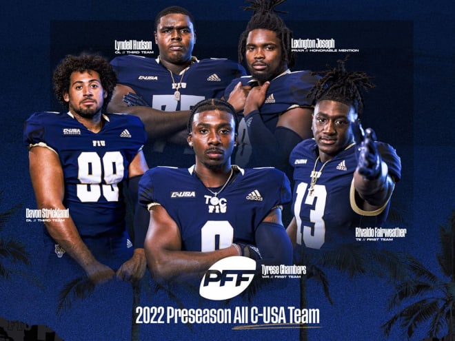 Five Panthers Named to Pro Football Focus Preseason All-C-USA Teams