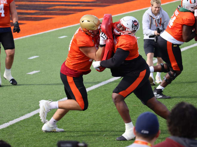 Everything Ozzy Trapilo & Donovan Ezeiruaku Said At The Reese's Senior Bowl