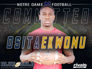 Notre Dame reels in Rivals250 LB Osita Ekwonu