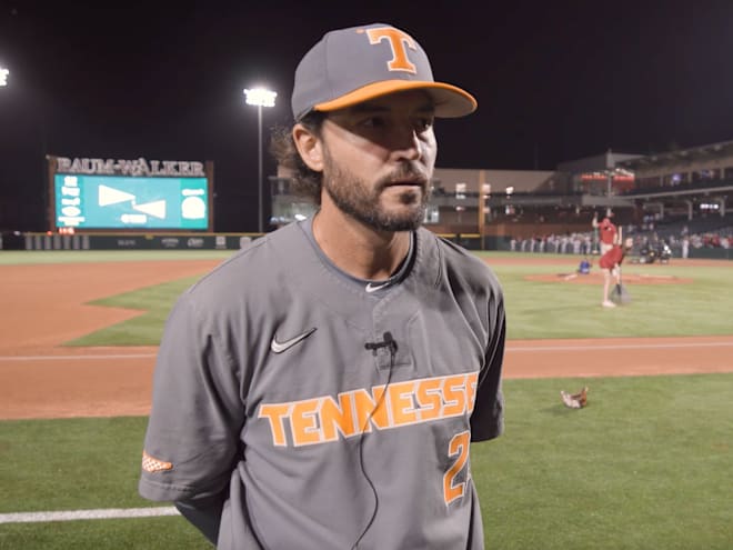 WATCH: Tennessee baseball coach Tony Vitello reacts to win over Arkansas