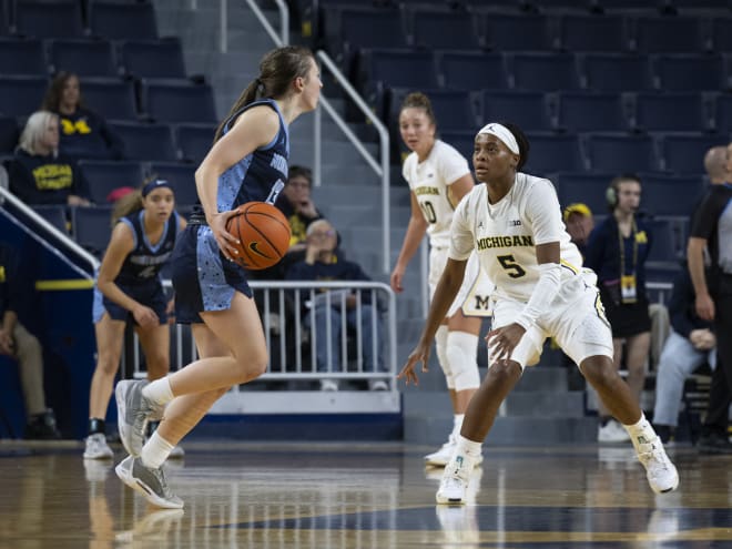 Recap: Olivia Olson leads Michigan to exhibition rout of Northwood