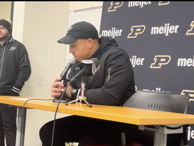 IUFB Postgame Q&A: Purdue head coach Ryan Walters