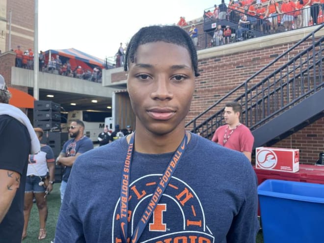 WR Trimble recaps Illinois visit